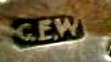 C.E.W mark, C E Williams, Birmingham 1901
