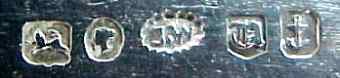 JW into an indented oval mark, Joseph Willmore , Birmingham 1843