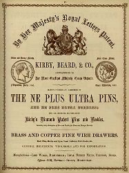 A 1856 advertisement of Kirby, Beard & Co - Birmingham