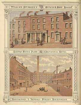 A 1858 advertisement of William Spurrier - Birmingham