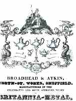 an advertisement of Broadhead & Atkin - Sheffield