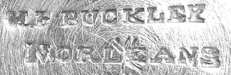 H.P. Buckley - New Orleans, LO H.P. Buckley - New Orleans, LO