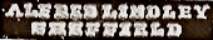 Alfred Lindley - Sheffield Alfred Lindley - Sheffield