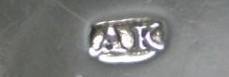 AK  mark, Abstinando King , London 1827