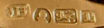 JH mark, Joseph Hicks, Exeter 1815