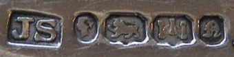 JS various shapes mark, John Stone , Exeter 1849