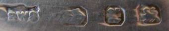 SWS inside a shield  mark, Samuel Walton Smith , Birmingham 1897