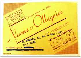 Nesme & Ollagnier: business card