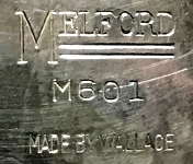 Melford; trade mark of R. Wallace & Sons. Mfg. Co. - Wallingford CT