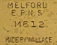 Melford; trade mark of R. Wallace & Sons. Mfg. Co. - Wallingford CT