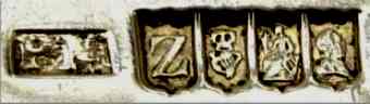 PM mark, P Moore, Dublin 1820