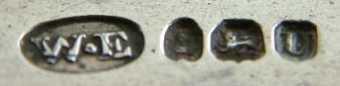 W.E into an oval mark, William Ellerby, London 1815