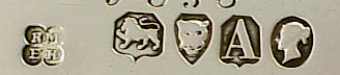 RM over EH into a quatrefoil mark, Richard Martin & Ebenezer Hall -Martin, Hall & Co-, London 1876