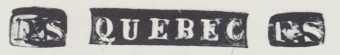 F.S. QUEBEC F.S  mark, Francois Sasseville, Quebec 1797-1864