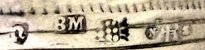 Ludwig Neresheimer & Co: Hanau, end of 19th century hallmark (Berthold Muller English import mark)