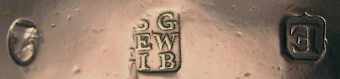 SG over EW over IB mark, Samuel Godbehere, Edward Wigan & James Boult, London 1800