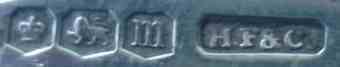 HF&.Co mark, H Fisher & Co, Sheffield 1929 HF&.Co mark, H Fisher & Co, Sheffield 1929