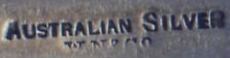 Australian Silver a trade mark of Naylor, Clark & Co - Birmingham