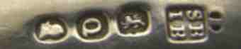 SB over IB mark, Sarah &a John William Blake, London 1811 SB over IB mark, Sarah &a John William Blake, London 1811