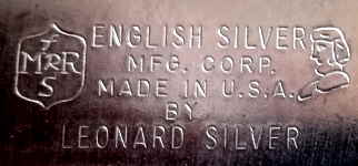 Leonard Silver Manufacturing Company - Boston MA