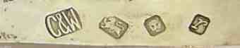 C&W mark, Catchpole &  Williams Ltd   - possibly-, London 1972