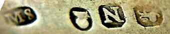 M S into an oval mark, Mary Sumner, London 1808 M S into an oval mark, Mary Sumner, London 1808