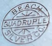 Beach Silver Co silverplate mark Beach Silver Co silverplate mark