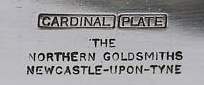 The Northern Goldsmiths - Newcastle upon Tyne: trademark CARDINAL PLATE