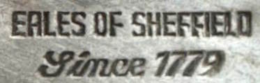 Eales of Sheffield: trademark of Leonard Silver Manufacturing Company - Boston MA