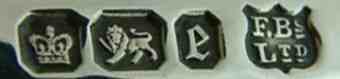 F.Bs over Ltd into a shield mark, Fenton Bros Ltd, Sheffield 1897