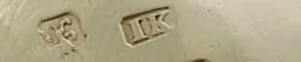 IK into a rectangle mark, Jasper Kelly, London 1779