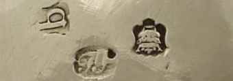TP in script into an oval mark, Thomas Parr II, London 1751