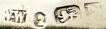 W.W into a rectangle mark, William Welch Sr., Plymouth 1809