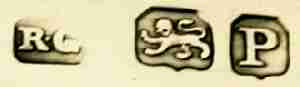 R.G mark, Robert Garrard, London 1810 R.G mark, Robert Garrard, London 1810