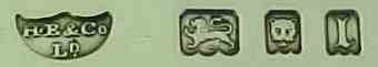 H.E & Co over Ld into a shield mark, Hawksworth, Eyre & Co Ltd, London 1926
