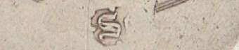 St into an oval indented contour mark, Thomas Stackhouse, London 1715