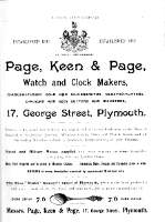 an advertisement of Page Keen & Page - Plymouth