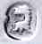 London 1709 Lion's head erased mark