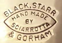 Alfredo Sciarrotta for Black, Starr & Gorham - Newport, RI