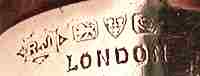 Reuben JORDAN (possibly) - London: Chester 189? hallmark