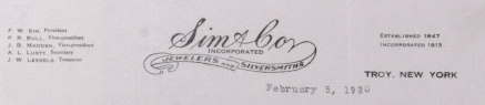 F.W. Sim & Co - Troy, NY F.W. Sim & Co - Troy, NY