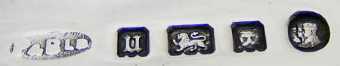 P&B ld into an oblong oval mark, Padgett & Braham Ltd, London 1937
