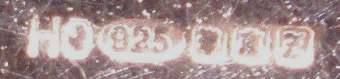 HO without cartouche mark, not identified, London 1999