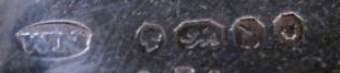 WN into an oval mark, William Neal, London 1859 WN into an oval mark, William Neal, London 1859