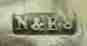 N&ES into a rectangle mark, N & E Spittle, Birmingham 1903