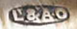 L&A.O into an oval mark, Louis & Alfred Orlik trading as L&A Orlik, Birmingham 1911