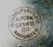 Aurora Silver Plate Co. - Aurora IL: 1893-1899