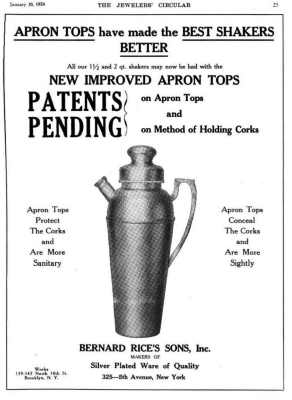 Bernard Rice's Sons ancient advertisement Bernard Rice's Sons ancient advertisement