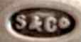 S&Co into an oval mark, Steinhart & Co, Birmingham 1905