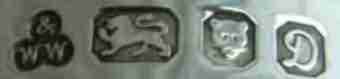 & over WW into a trefoil mark, Wakely &  Wheeler, London 1978